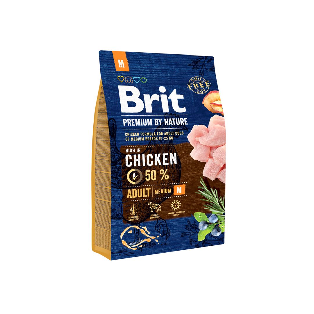 Brit Premium Dog Dry Food Adult Medium