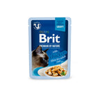 Packshot of Brit Premium Adult Chicken Fillets in Gravy Wet Cat Food
