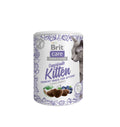 Brit Care Superfruits Kitten crunchy snack for kittens on a white background