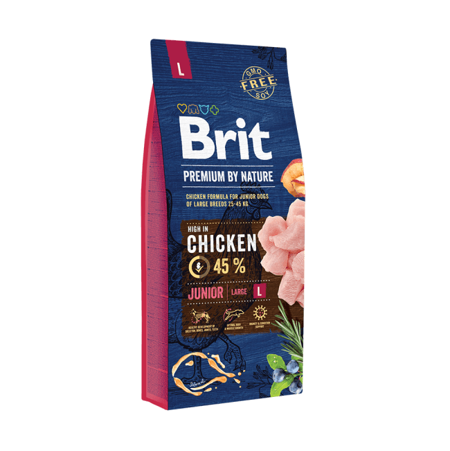 Brit Premium Dog Dry Food Junior Large