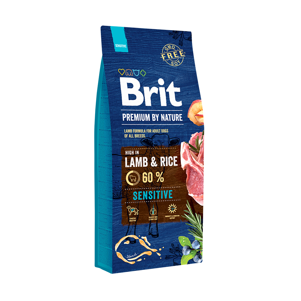 Brit Premium Dog Adult Dry Food Sensitive Lamb