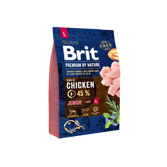 Brit Premium Dog Dry Food Junior Large