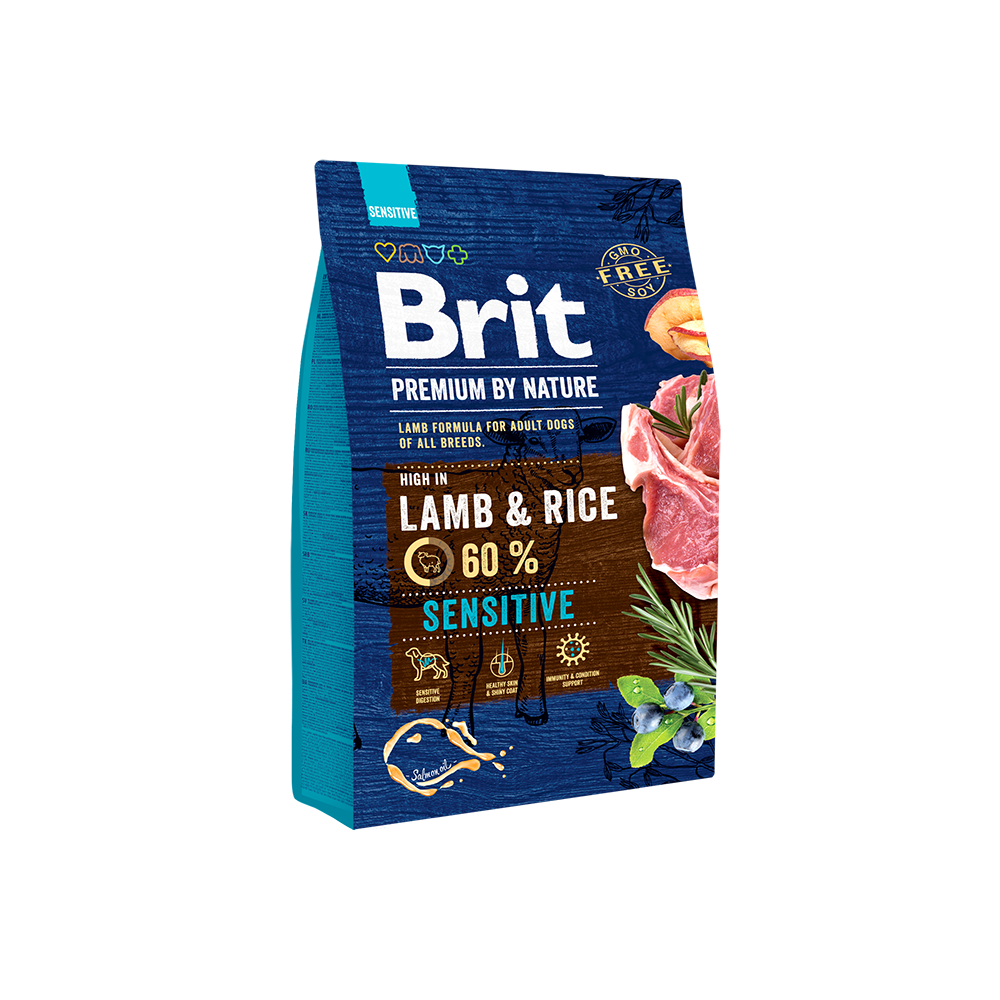 Brit Premium Dog Adult Dry Food Sensitive Lamb