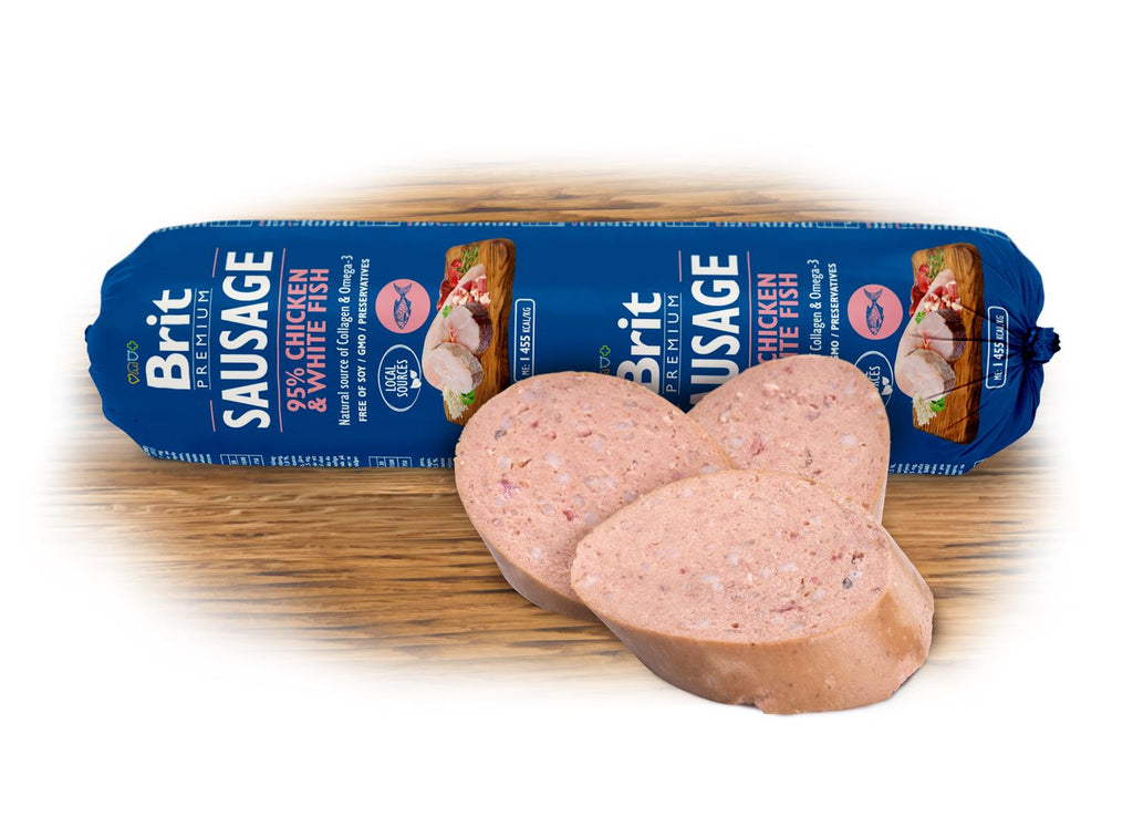 Brit Premium Chicken & White Fish Sausage
