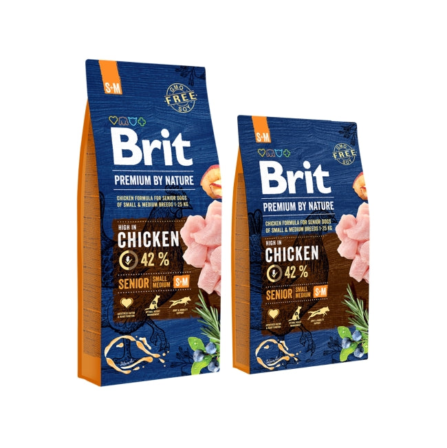 Brit Premium Dog Dry Food Senior Small & Medium