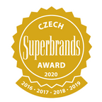 Czech Superbrands Award 2020 logo on a white background