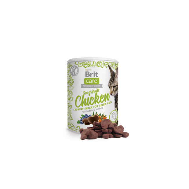 Brit Care Adult Superfruits Chicken Cat Snack