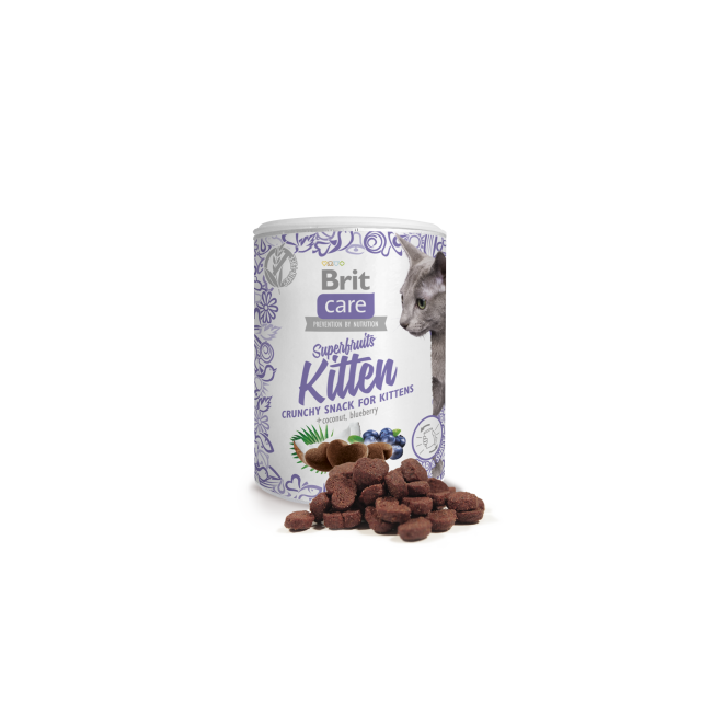 Brit Care Superfruits Crunchy Kitten Snack