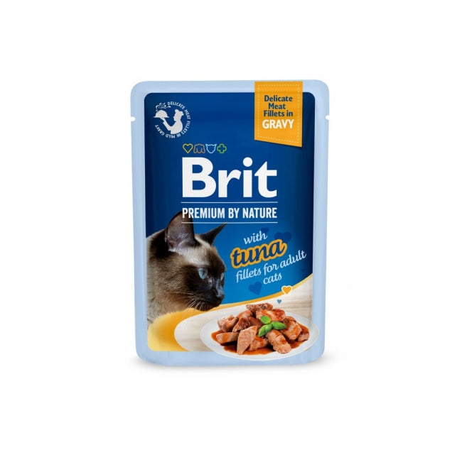 Pakshot of Brit Premium Cat Fillets In Gravy
